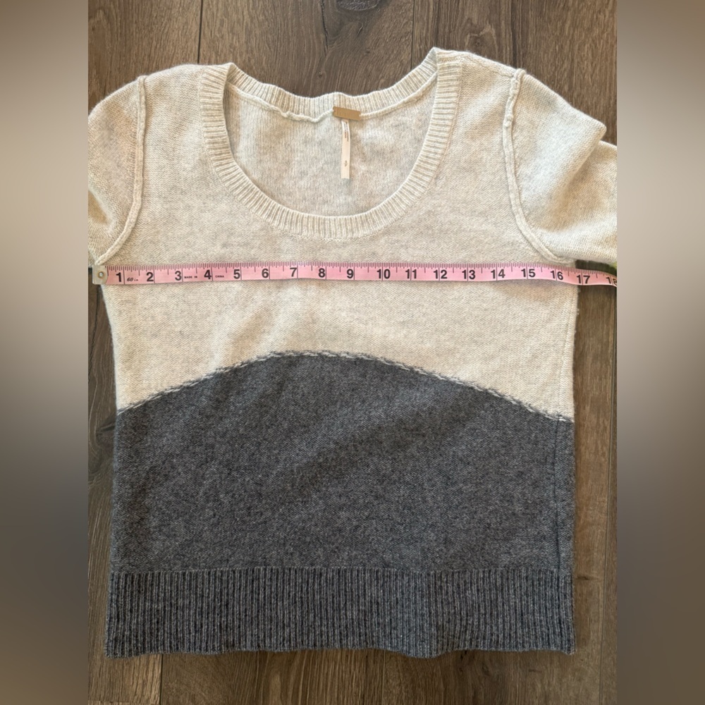 Free People FP Beach Color Block Wool Blend Sweater Size Small - Picture 9 of 9